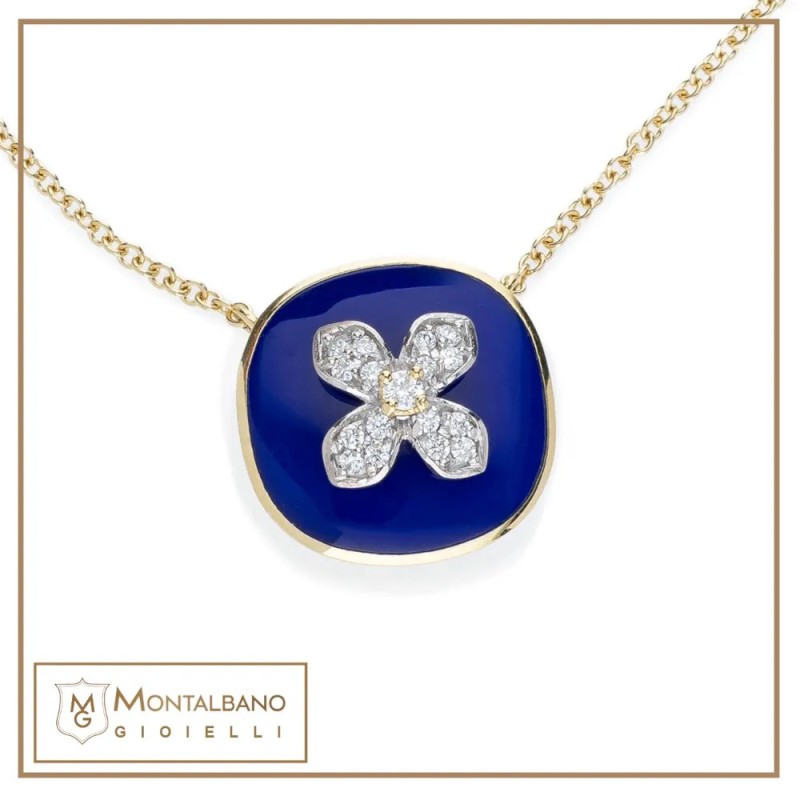 collana Allegra smalto fiore